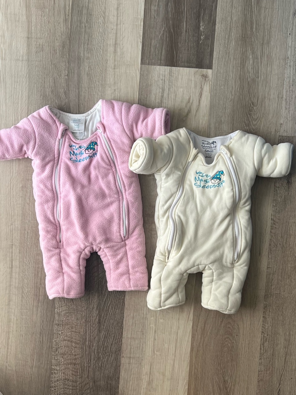 Magic Sleepsuit Cozy Infant Sleep Sack - Pink and Cream